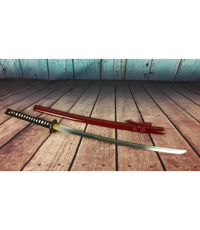 Samurai zwaard T rode saya