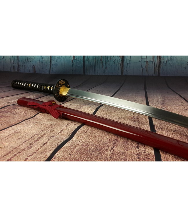 Samurai zwaard T rode saya