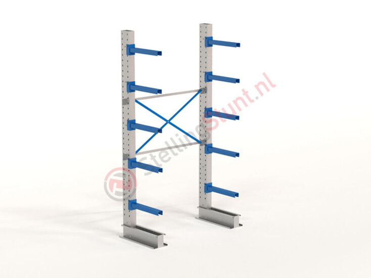 Draagarmstelling Basisvak Enkelzijdig 2964x1500x600mm (hxbxd)