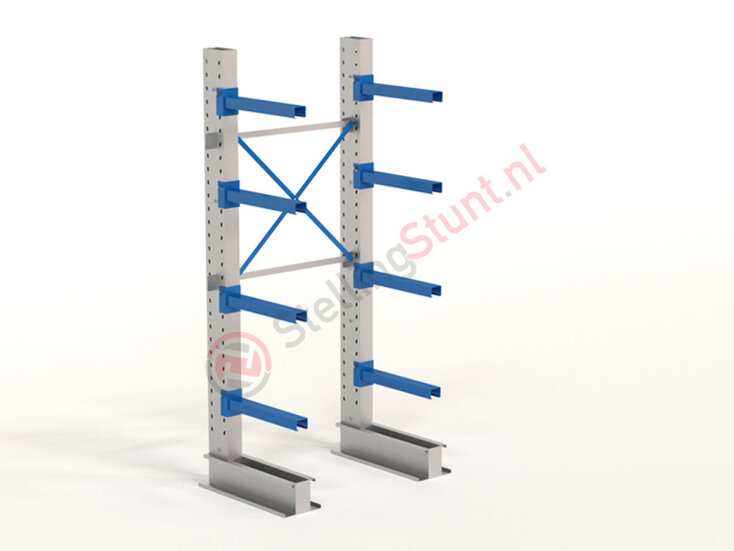 Draagarmstelling Basisvak Enkelzijdig 2432x1000x600mm (hxbxd)