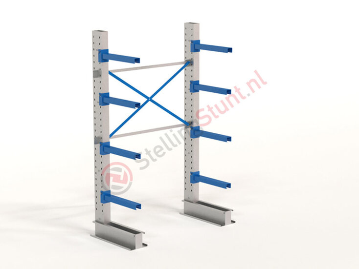 Draagarmstelling Basisvak Enkelzijdig 2432x1500x600mm (hxbxd)
