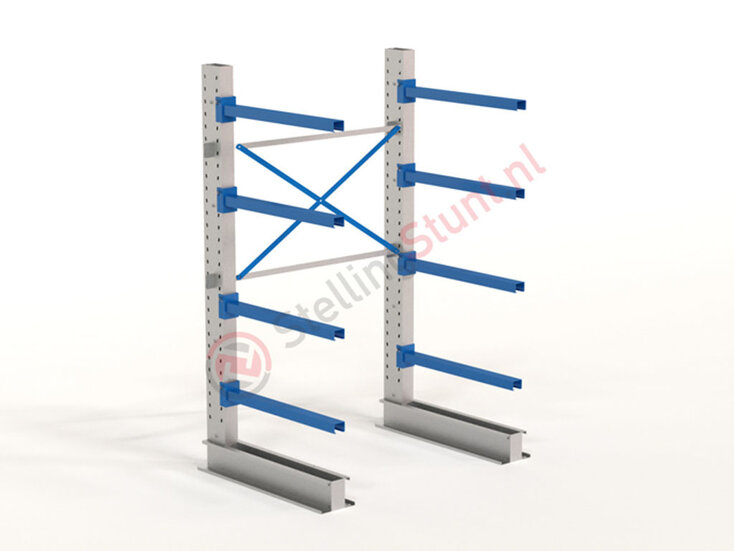 Draagarmstelling Basisvak Enkelzijdig 2432x1500x1000mm (hxbxd)