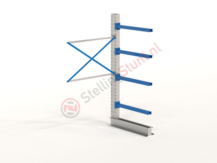 Draagarmstelling Aanbouwvak Enkelzijdig 2432x1500x1000mm (hxbxd)