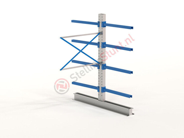 Draagarmstelling Aanbouwvak Dubbelzijdig 2432x1500x1000mm (hxbxd)