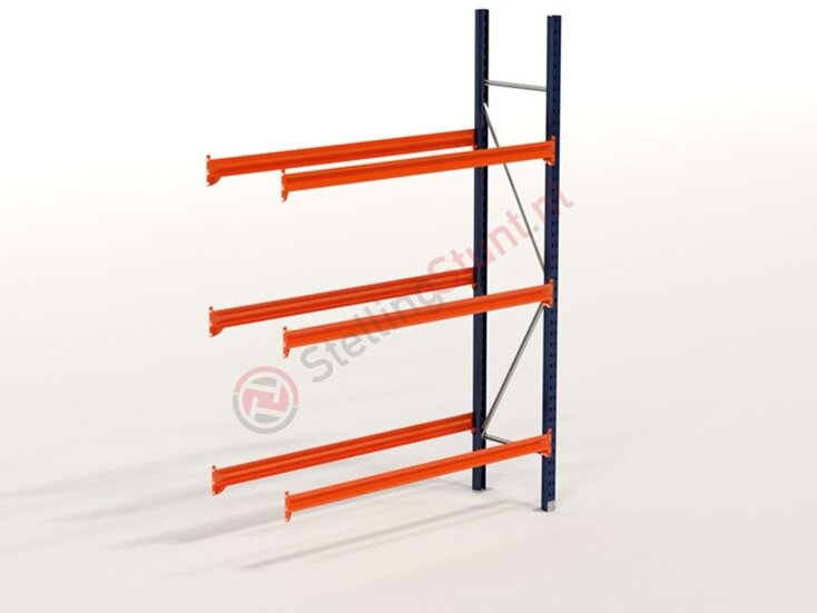 Kimer magazijnstellingen voor duurzame opslag Bandenstelling Aanbouwvak 2250x1550x400mm (hxbxd)