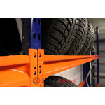 Kimer magazijnstellingen voor duurzame opslag Bandenstelling Aanbouwvak 2250x2450x400mm (hxbxd)