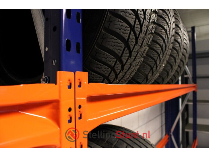 Kimer magazijnstellingen voor duurzame opslag Bandenstelling Basisvak 3000x2500x400mm (hxbxd)