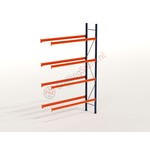 Kimer magazijnstellingen voor duurzame opslag Bandenstelling Aanbouwvak 3000x1900x400mm (hxbxd)