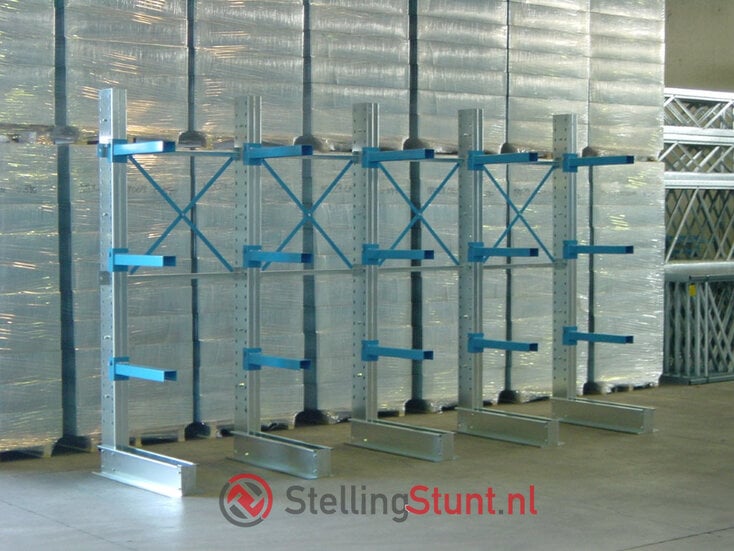 Draagarmstelling Aanbouwvak Enkelzijdig 2432x1000x1000mm (hxbxd)