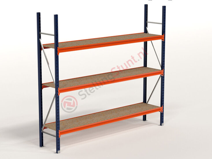 Kimer magazijnstellingen voor duurzame opslag Grootvakstelling Basisvak 2250x2500x500mm (hxbxd)