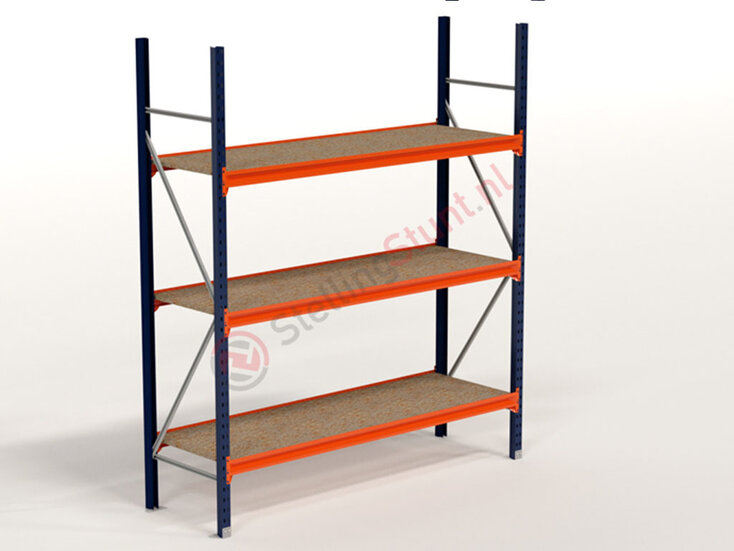 Kimer magazijnstellingen voor duurzame opslag Grootvakstelling Basisvak 2250x1950x600mm (hxbxd)