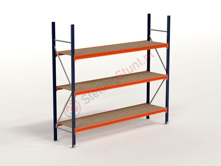 Kimer magazijnstellingen voor duurzame opslag Grootvakstelling Basisvak 2250x2500x600mm (hxbxd)