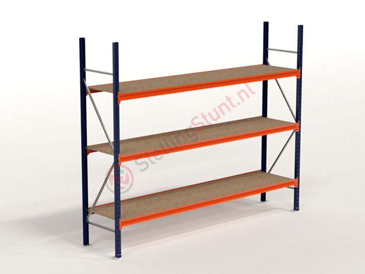 Kimer magazijnstellingen voor duurzame opslag Grootvakstelling Basisvak 2250x2800x600mm (hxbxd)