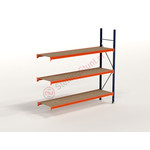 Kimer magazijnstellingen voor duurzame opslag Grootvakstelling Aanbouwvak 2250x2450x600mm (hxbxd)