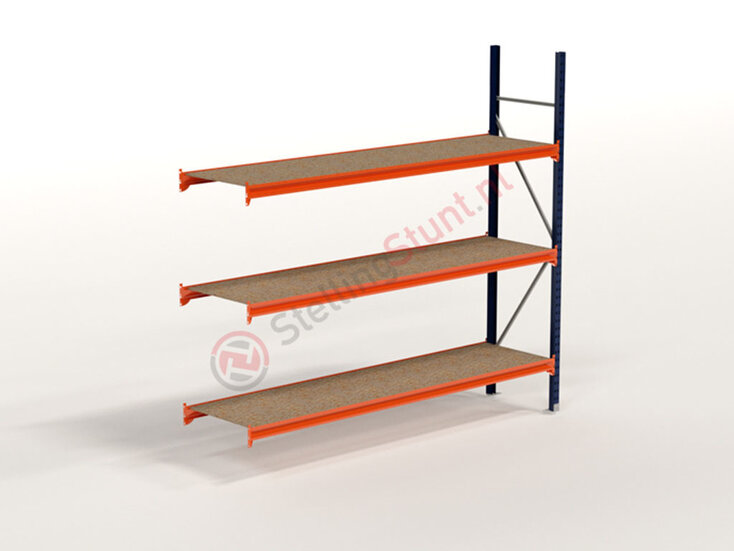 Kimer magazijnstellingen voor duurzame opslag Grootvakstelling Aanbouwvak 2250x2450x600mm (hxbxd)