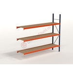 Kimer magazijnstellingen voor duurzame opslag Grootvakstelling Aanbouwvak 2250x2750x600mm (hxbxd)