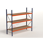 Kimer magazijnstellingen voor duurzame opslag Grootvakstelling Basisvak 2250x2500x800mm (hxbxd)