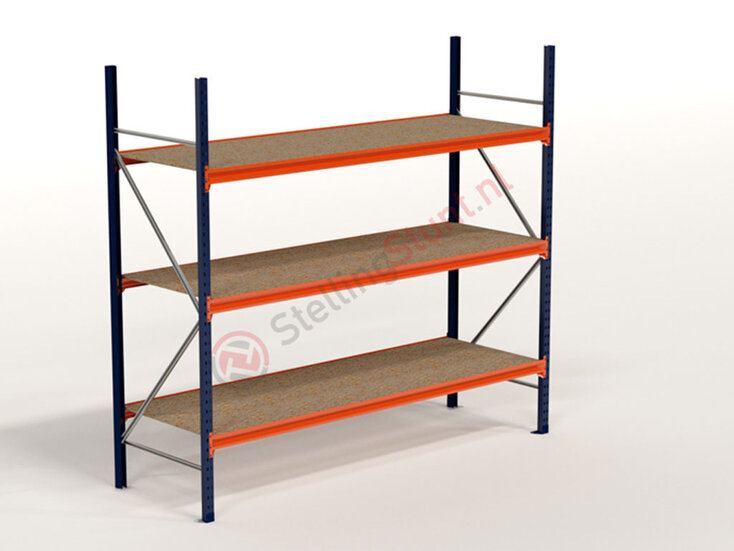 Kimer magazijnstellingen voor duurzame opslag Grootvakstelling Basisvak 2250x2500x800mm (hxbxd)