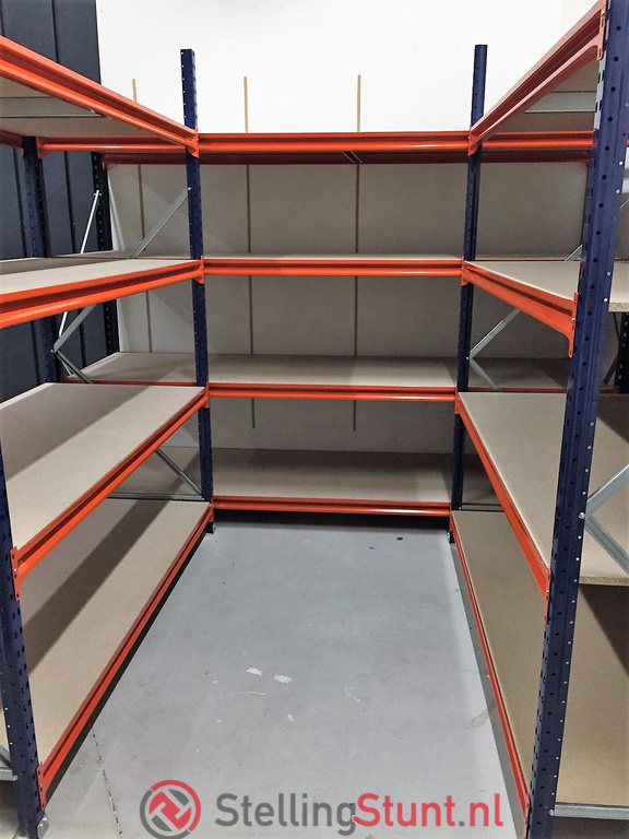 Kimer magazijnstellingen voor duurzame opslag Grootvakstelling Basisvak 2250x2500x800mm (hxbxd), foto 2 van 4