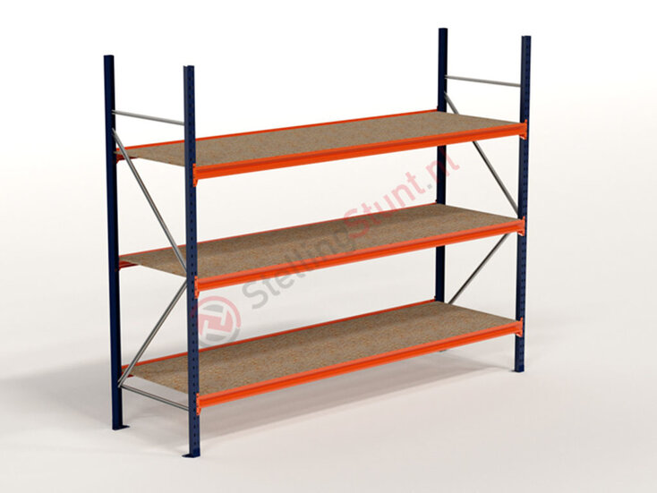 Kimer magazijnstellingen voor duurzame opslag Grootvakstelling Basisvak 2250x2800x800mm (hxbxd)