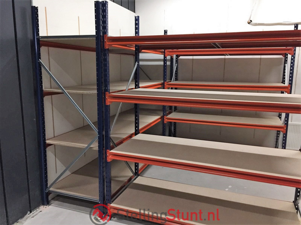 Kimer magazijnstellingen voor duurzame opslag Grootvakstelling Basisvak 2250x2800x800mm (hxbxd), foto 3 van 4