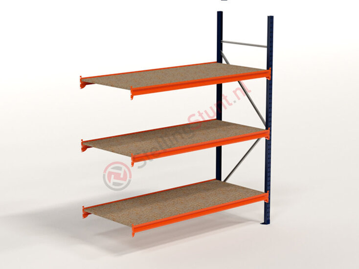 Kimer magazijnstellingen voor duurzame opslag Grootvakstelling Aanbouwvak 2250x1900x800mm (hxbxd)