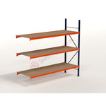 Kimer magazijnstellingen voor duurzame opslag Grootvakstelling Aanbouwvak 2250x2450x800mm (hxbxd)