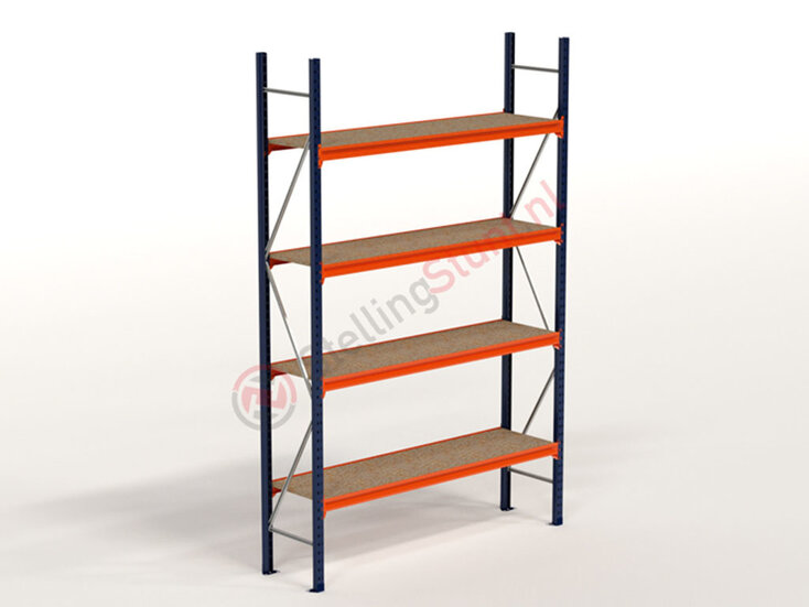 Kimer magazijnstellingen voor duurzame opslag Grootvakstelling Basisvak 3000x1950x500mm (hxbxd)