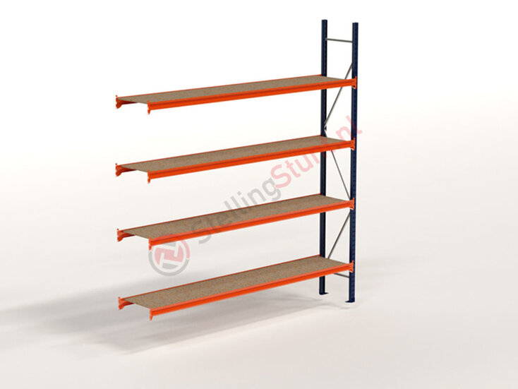 Kimer magazijnstellingen voor duurzame opslag Grootvakstelling Aanbouwvak 3000x2750x500mm (hxbxd)