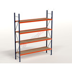 Kimer magazijnstellingen voor duurzame opslag Grootvakstelling Basisvak 3000x2500x600mm (hxbxd)