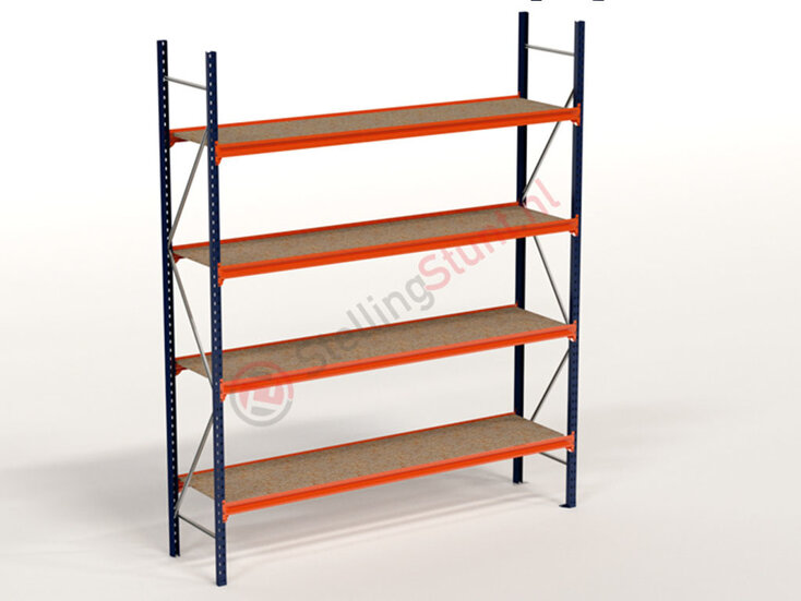 Kimer magazijnstellingen voor duurzame opslag Grootvakstelling Basisvak 3000x2500x600mm (hxbxd)