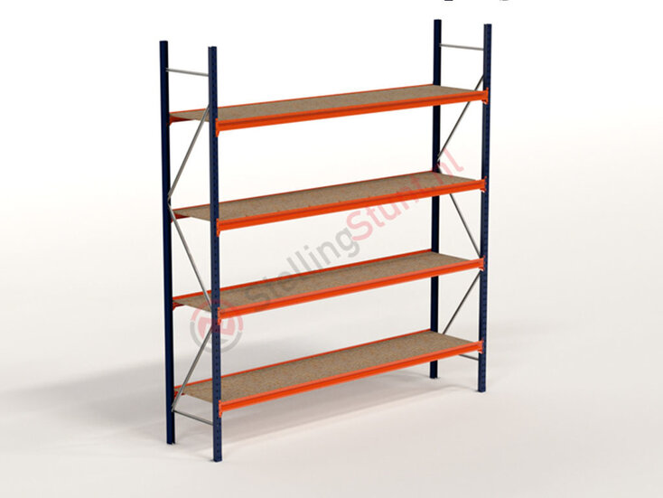 Kimer magazijnstellingen voor duurzame opslag Grootvakstelling Basisvak 3000x2800x600mm (hxbxd)