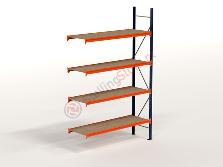 Kimer magazijnstellingen voor duurzame opslag Grootvakstelling Aanbouwvak 3000x1900x600mm (hxbxd)