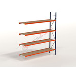 Kimer magazijnstellingen voor duurzame opslag Grootvakstelling Aanbouwvak 3000x2750x600mm (hxbxd)