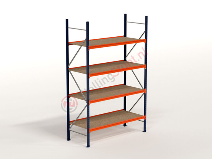 Kimer magazijnstellingen voor duurzame opslag Grootvakstelling Basisvak 3000x1950x800mm (hxbxd)