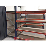 Kimer magazijnstellingen voor duurzame opslag Grootvakstelling Basisvak 3000x2500x800mm (hxbxd)