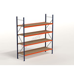 Kimer magazijnstellingen voor duurzame opslag Grootvakstelling Basisvak 3000x2800x800mm (hxbxd)