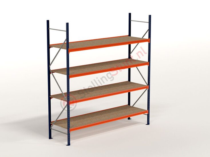 Kimer magazijnstellingen voor duurzame opslag Grootvakstelling Basisvak 3000x2800x800mm (hxbxd)