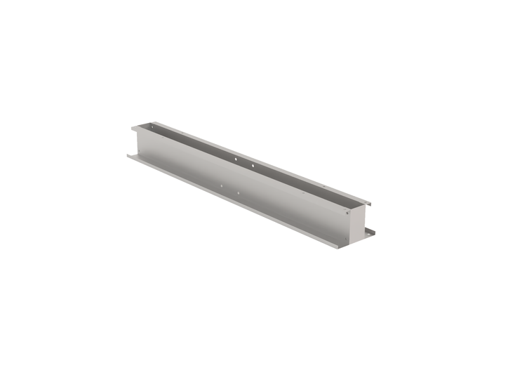 Voet draagarm dubbel 800mm