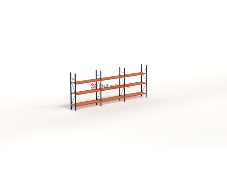 Kimer magazijnstellingen voor duurzame opslag Rij Grootvakstelling  2250x5750x500 (hxbxd)