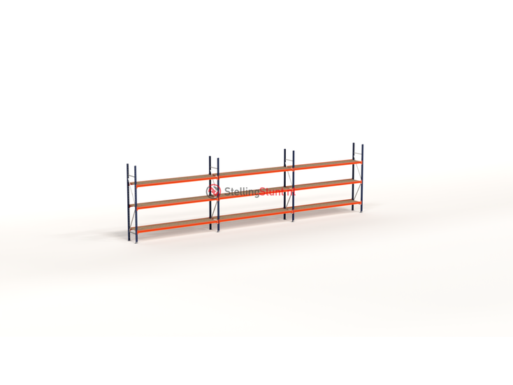 Kimer magazijnstellingen voor duurzame opslag Voordeelrij Grootvakstelling  2250x8300x500 (hxbxd)