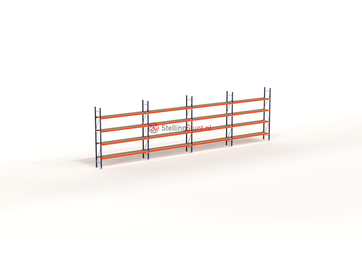 Kimer magazijnstellingen voor duurzame opslag Voordeelrij Grootvakstelling  3000x11050x500 (hxbxd)