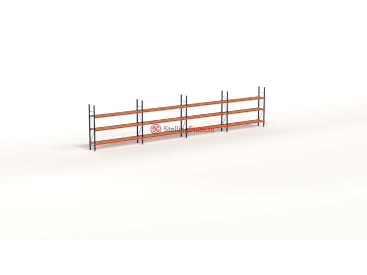 Kimer magazijnstellingen voor duurzame opslag Voordeelrij Grootvakstelling 2250x11050x500 (hxbxd)