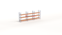 Rij Grootvakstelling 2250x5750x600 (hxbxd)