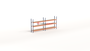 Rij Grootvakstelling 2250x4950x600 (hxbxd)
