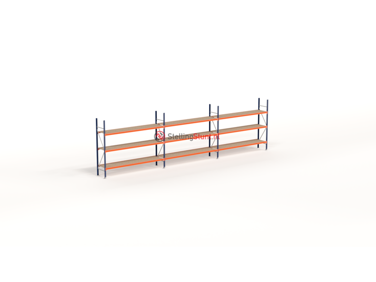 Kimer magazijnstellingen voor duurzame opslag Voordeelrij Grootvakstelling 2250x8300x600 (hxbxd)