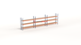 Voordeelrij Grootvakstelling 2250x8300x600 (hxbxd)