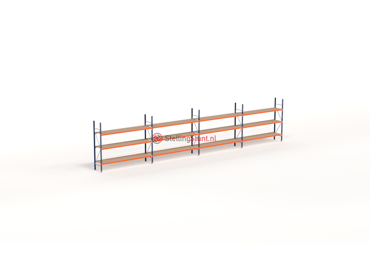 Kimer magazijnstellingen voor duurzame opslag Voordeelrij Grootvakstelling 2250x11050x600 (hxbxd)