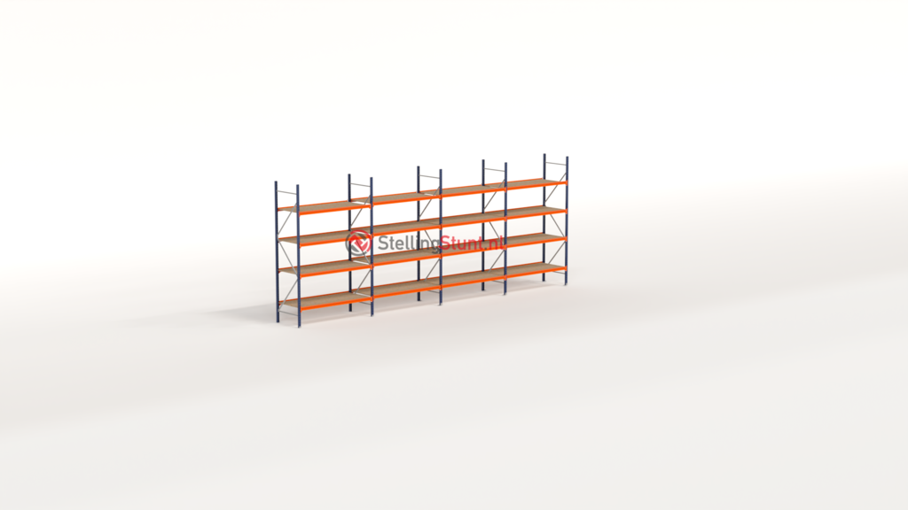 Kimer magazijnstellingen voor duurzame opslag Voordeelrij Grootvakstelling 3000x7650x800 (hxbxd)