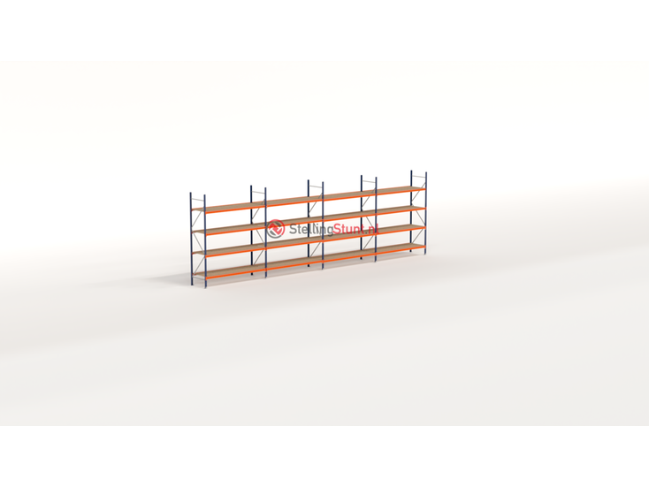 Kimer magazijnstellingen voor duurzame opslag Voordeelrij Grootvakstelling 3000x9850x800 (hxbxd)